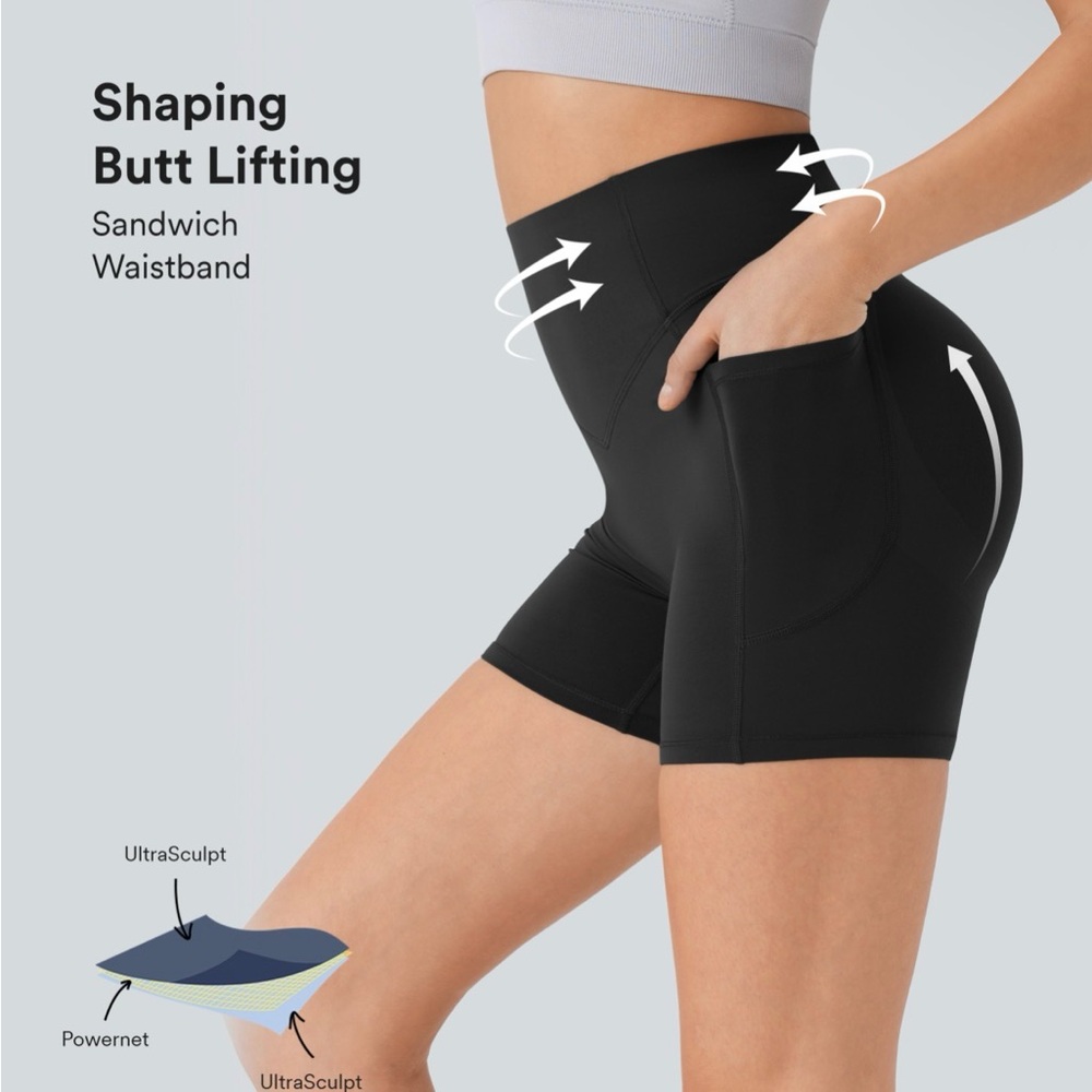 Halara UltraSculpt™ High Waisted Scrunch Butt Lifting Tummy Control 3” - Picture 4 of 4